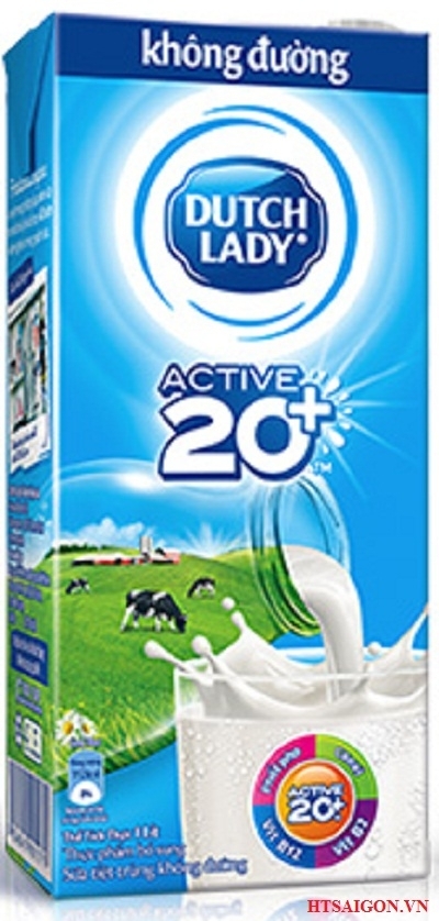 Sữa tiệt trùng Hà Lan Active 20+ 1 lít không đường