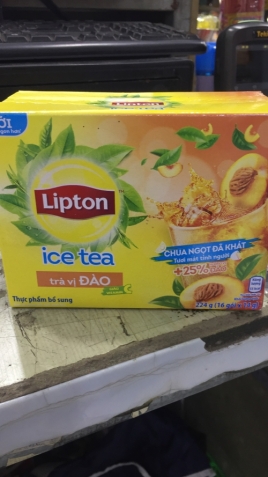 Trà Lipton Ice Tea Vị Đào 16 gói x 14g  vn