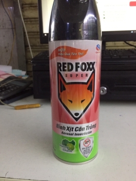 XỊT CÔN TRÙNG RED FOXX 300ML